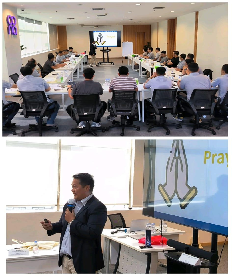 Workshop persiapan pensiun bersama M. Aditya di kantor korporasi